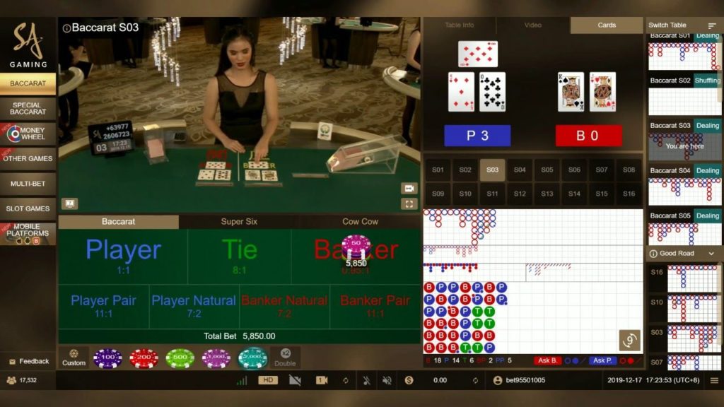 M98 SA Gaming บาคาร่าสดดีลเลอร์จริง