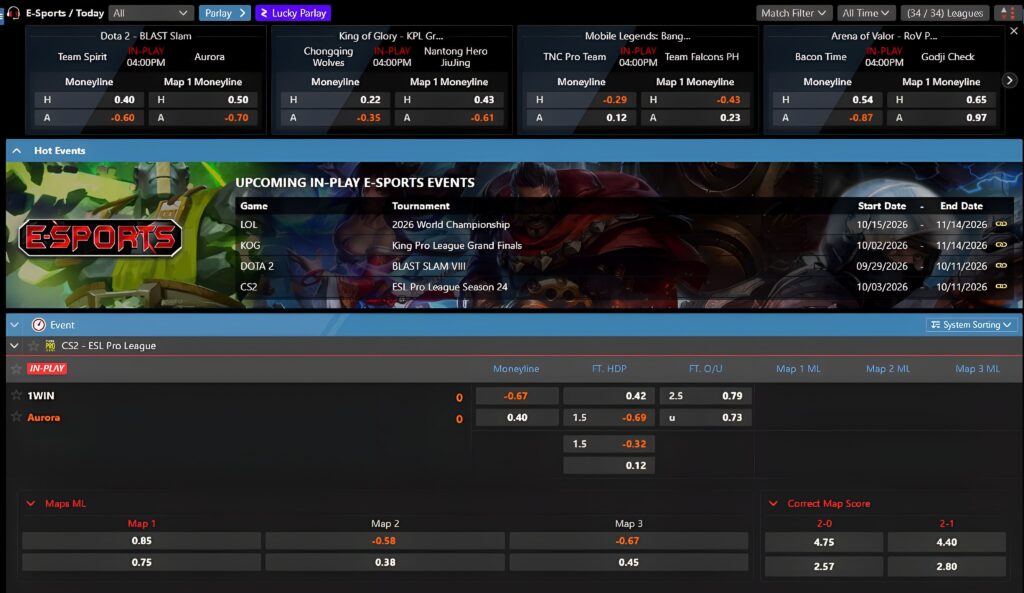 M98 ราคาต่อรอง E-Sports สดครบทุกเกม