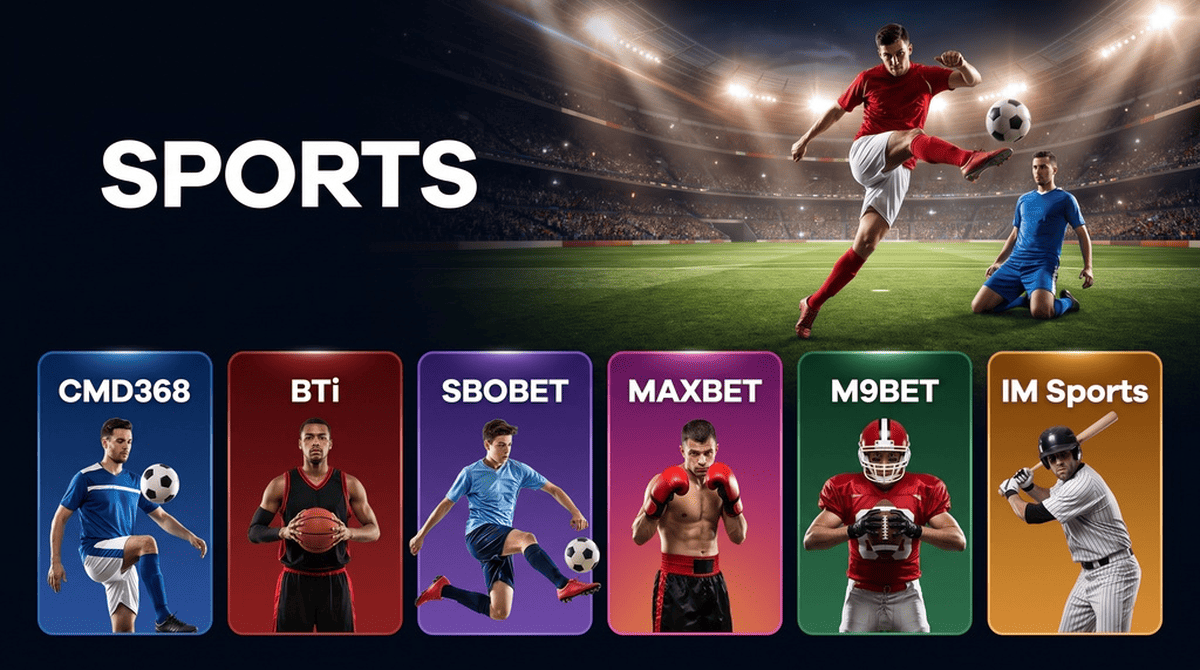 เดิมพันกีฬาออนไลน์ M98 ครบทุกค่าย CMD368 SBOBET MAXBET
