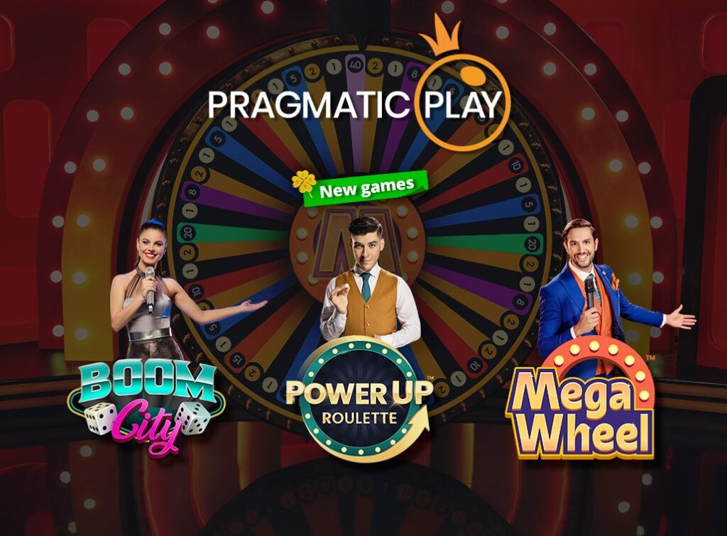 M98 Pragmatic Play เกมใหม่ Boom City Power Up Roulette Mega Wheel